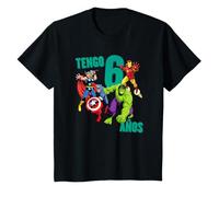 Niños Marvel Avengers Cumpleanos 6 Anos Camiseta