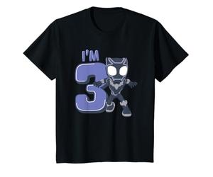 Niños Marvel Black Panther Cute 3rd Birthday I'm 3 Camiseta