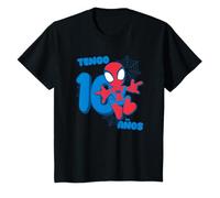 Niños Marvel Spider-Man Cute Spidey Cumpleanos 10 Anos Camiseta
