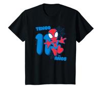 Niños Marvel Spider-Man Cute Spidey Cumpleanos 11 Anos Camiseta