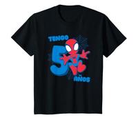 Niños Marvel Spider-Man Cute Spidey Cumpleanos 5 Anos Camiseta