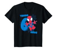 Niños Marvel Spider-Man Cute Spidey Cumpleanos 6 Anos Camiseta