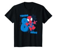 Niños Marvel Spider-Man Cute Spidey Cumpleanos 8 Anos Camiseta