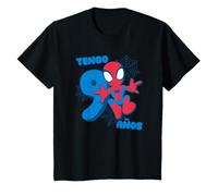 Niños Marvel Spider-Man Cute Spidey Cumpleanos 9 Anos Camiseta