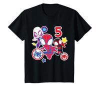 Niños Marvel Spidey and His Amazing Friends 5 Year Old Birthday Camiseta
