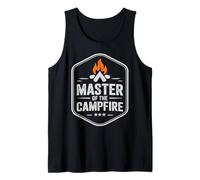Niños Master of Campfire Director Tripulación Anfitrión Consejero Primo Camiseta sin Mangas