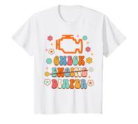 Niños Mecánico Papá Daddy & Me Baby Shower Check Pañal No Motor Camiseta