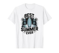 Niños MEJOR VERANO DE LA HISTORIA Besties Vacaciones Natación Surfing Cru Camiseta