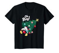 Niños Mickey Mouse Oh Boy Navidad Camiseta