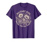 Niños Militares florecen Donde Son plantados Niño Militar Camiseta