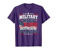 Niños Militares florecen Donde Son plantados Niño Militar Camiseta