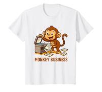 Niños Monkey Business - Funny Monkey Kids Camiseta
