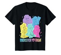 Niños Monster High - Grupo de personajes pastel Camiseta