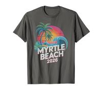 Niños Myrtle Beach 2026 Vacaciones Viaje de Playa Coincidencia Camiseta