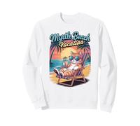 Niños Myrtle Beach Vacation Cat Vacay Travel Funny Mom Sudadera