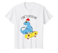 Niños Navidad Can't Catch Me Camiseta
