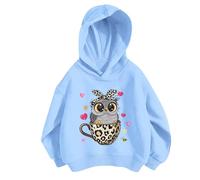 Niños Niñas Camisa Deportiva Niño Niña Impresión Casual Personalidad Sudadera con Capucha Sudadera con Capucha Sin Bolsillo Sudadera Chimenea Mujer4