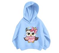 Niños Niñas Camisa Deportiva Niño Niña Impresión Casual Personalidad Sudadera con Capucha Sudadera con Capucha Sin Bolsillo Sudadera Chimenea Mujer4
