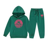 Niños Niñas Conjuntos de Ropa Conjunto 2 Piezas Estampada Verano Flores Chaleco Sin Mangas Pantalones Cortos Trajes Streetwear Moderno Calle para a 11 años