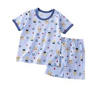 Niños Niñas Conjuntos de Ropa Conjunto Hip Hop para Cuello Redondo y Botones Top Pantalones Cargo Gasa Fruncido Sueltos 2 Piezas Chándal 1 a 6 años