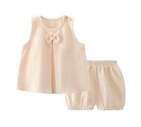 Niños Niñas Conjuntos de Ropa Conjunto Hip Hop para espectáculo Danza del Vientre Camisa Top Blusa Y Pantalones Primavera Verano Acanalado Algodón Deportiva 1 a 6 años