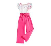 Niños Niñas Conjuntos de Ropa Traje algodón espectáculo Danza del Vientre Chaleco Sin Mangas Pantalones Cortos Trajes Casual Verano Manga Corta para 1 a 6 años