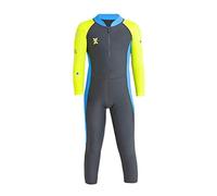 Niños Niñas Manga Larga Neopreno Cálido Traje de Buceo Bañador Bebe Niños Anti UV Surf Buceo Piscina Traje de Baño de Longitud Completa UV UPF 50+ Protección Solar Gris 2-3 Años
