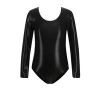 Niños Niñas metálico Brillante Body de Ballet de Manga Larga Leotardo Gimnasia Danza Formación Yoga Etapa Rendimiento Traje