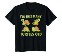Niños Niño de 4 años Tortugas Marinas Viejo 4º Cumpleaños Niños Camiseta