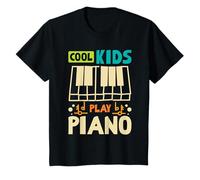 Niños Niños Cool niños tocan el piano Camiseta