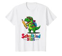 Niños Niños Escolar 2025 Dinosaurios, Inscripción Escolar Dino Camiseta