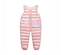 Niños Niños Niños pequeños Niños pequeños Bebés Niños Niñas Sin mangas Invierno Cálido Mono Algodón Wadded Suspender Ski Bib Pantalones Overoles Pantalones Traje Ropa (3-4 Years)