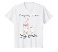 Niños Nuevo Anuncio de Big Sister Ascendido a Big Sis Nuevo Hermano Camiseta