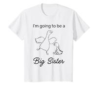 Niños Nuevo Anuncio de Big Sister Ascendido a Big Sister Camiseta