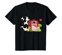 Niños Oink Baa Neigh Cluck Moo I'm 3 Yrs Old Farm Theme Cumpleaños Camiseta