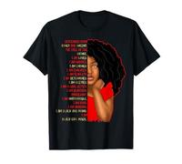 Niños Orgullo Negro Niñas Soy Niña Negra Magia Hija Negra Camiseta
