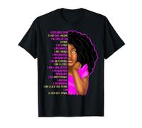Niños Orgullo Negro Niñas Soy Niña Negra Magia Hija Negra Camiseta