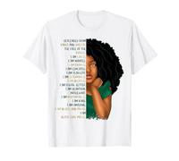 Niños Orgullo Negro Niñas Soy Niña Negra Magia Hija Negra Camiseta