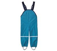 Niños Pantalones Impermeables Niñas Pantalones de Lluvia con Tirantes Ajustables Banda Reflectante Monos Petos Ropa de Lluvia Verde 6-8 años