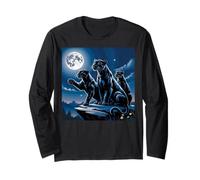 Niños Pantera Negra Niñas Niños Luna Pantera Negra Fiesta Manga Larga