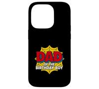 Niños Papá del Cumpleaños Niño Spider Theme Party Matching Carcasa para iPhone 14 Pro