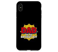 Niños Papá del Cumpleaños Niño Spider Theme Party Matching Carcasa para iPhone XS MAX