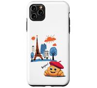 Niños Paris Francia Croissant con boina Hola en Torre Francesa Carcasa para iPhone 11 Pro Max