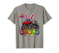 Niños Pascua Monster Truck Happy Easter Day Eggs Toddler Kids Camiseta