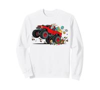 Niños Pascua Monster Truck Happy Easter Day Eggs Toddler Kids Sudadera