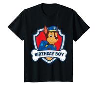 Niños Paw Patrol Chase Birthday Boy Happy Pup Oficial Camiseta