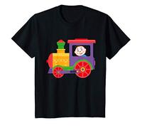 Niños Pequeña locomotora con bebé | colorido tren de juguete Camiseta