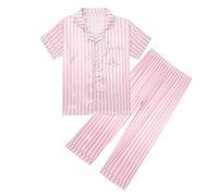 Niños pequeños bebés niñas Primavera Verano Estampado de Animados Manga Corta Pantalones Largos Ropa de Dormir Trajes Pijamas Ropa Bombero
