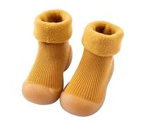 Niños pequeños, bebés, niños y niñas, Calcetines de Goma de de Punto cálido sólido, Medias de Zapatilla, Calcetines para Zapatos.42#A