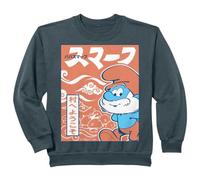 Niños Póster clásico de los Pitufos Big Papa Pitufos Village Tokio Japón Sudadera